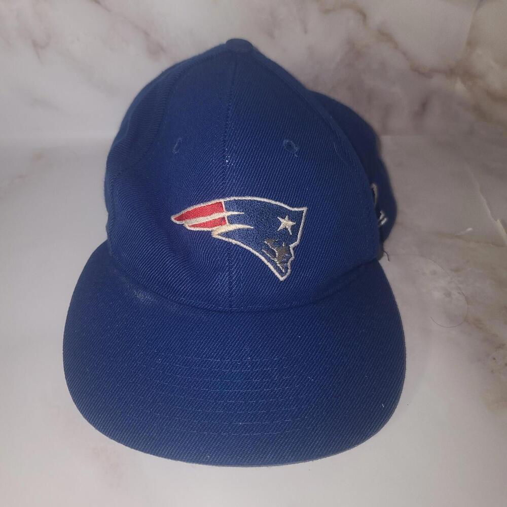 Vintage NFL New England Patriots Logo Athletic Blue Hat Cap Adjustable Football